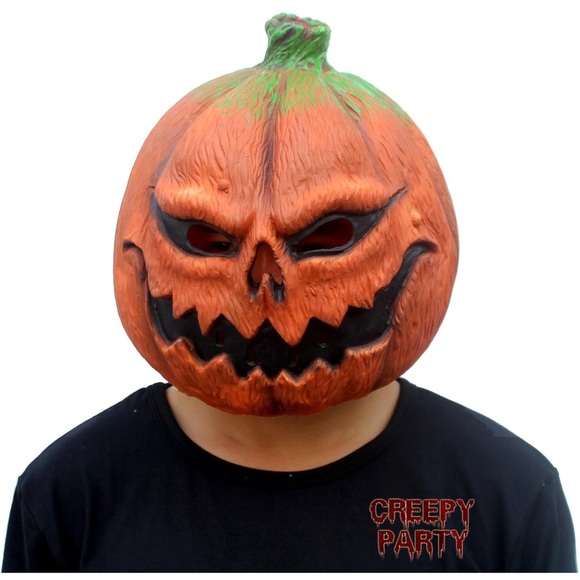 Pumpkin Halloween Mask for Kids - Picture 1 of 1